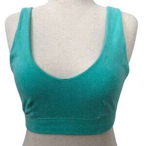 Jenni NWT Terry Cloth Sports Bra Women L